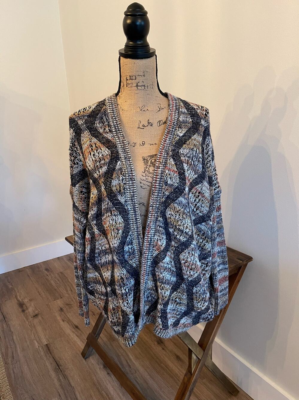Soft Surroundings Multi Color Cardigan Size PS/PM